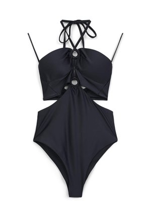 CUT OUT E ANELLI - Maillot de bain - ultrablack