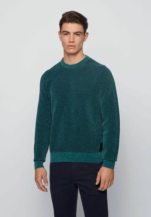 KAFURLIO - Strickpullover - open green