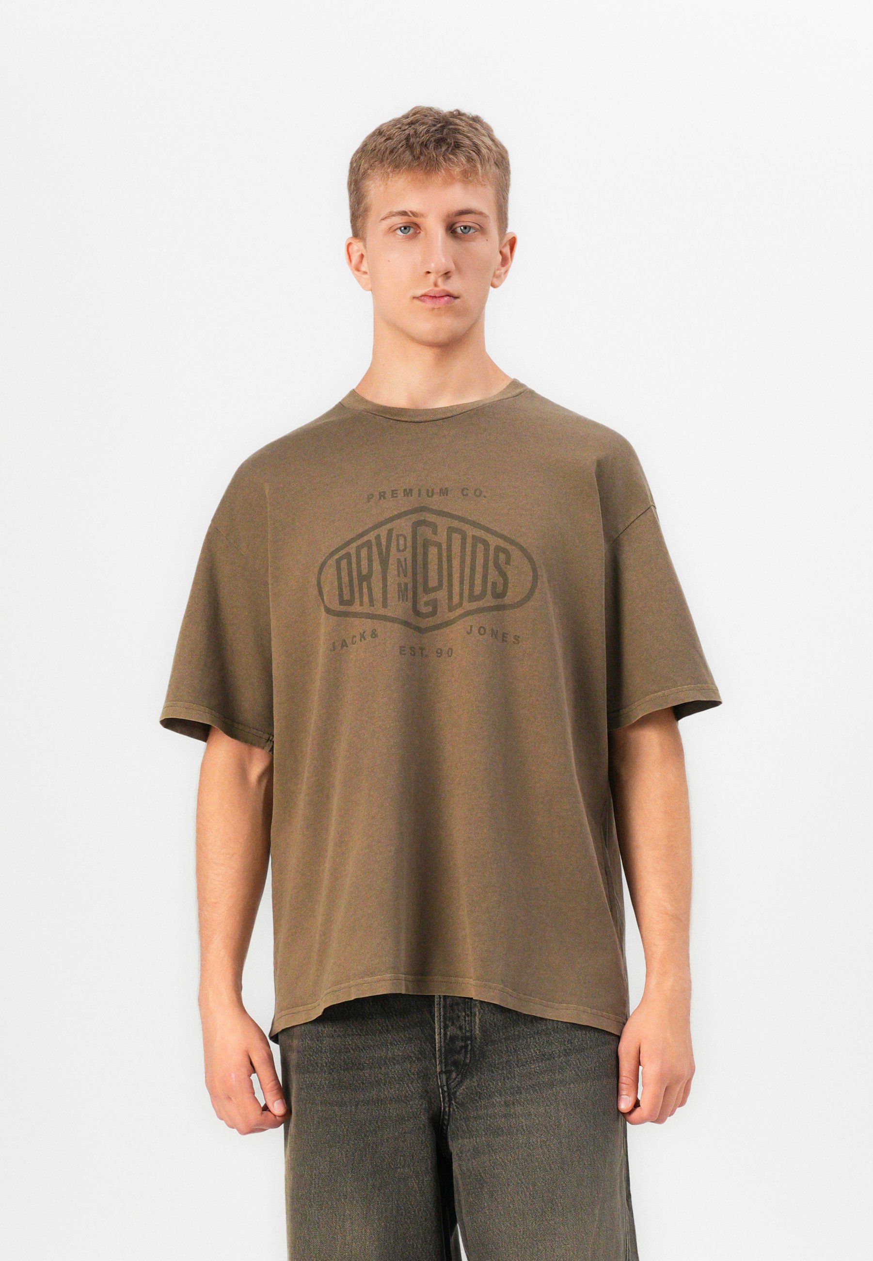 JACK & JONES Jprbluaxton SS Men's Tee, Aloe, XS