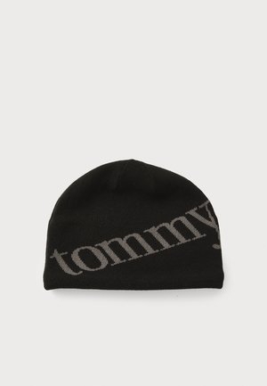 SCRIPT SKULL BEANIE - Mütze - black