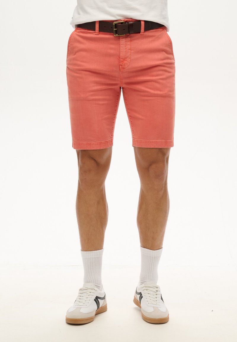 Superdry & Co OFFICER - Shorts - washed coral