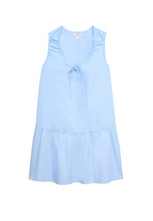 Marks & Spencer, TIE DETAIL TIERED MINI - Vestito casual - pale blue