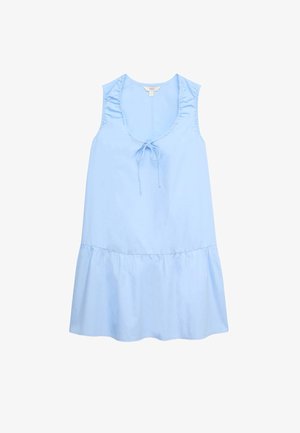 Marks & Spencer, TIE DETAIL TIERED MINI - Vestito casual - pale blue