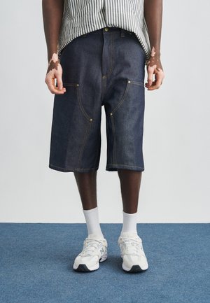 ADEN DOUBLE KNEE BRADENTON - Pantaloni scurți din denim - blue  rigid