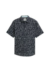 Camicia - navy outline flower design
