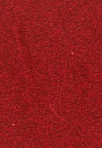 Red textured fabric with a fine, sparkly finish. Uniform color and smooth pattern, suitable for various applications in fashion or design.