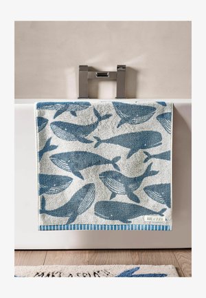 Next, WHALE TOWEL UNISEX - Towel - blue