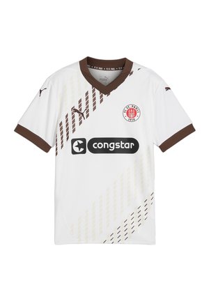 NATIONAL FC ST PAULI AWAY  - T-shirt de sport - weissbraun