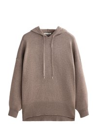 LONG KNIT HOODED - Kapucnis pulóver - pink