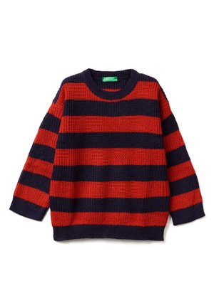 STRIPED - Maglione - blue