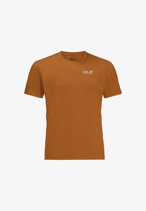 Jack Wolfskin, DELGAMI S/S M - Sport T-shirt - autumn leaves