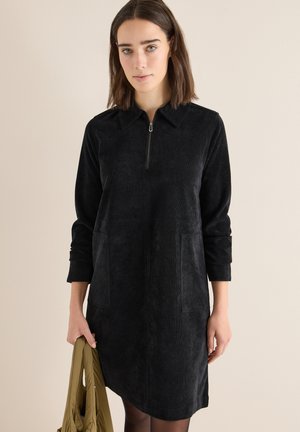 Cecil MIT ZIPPER - Blusenkleid - schwarz