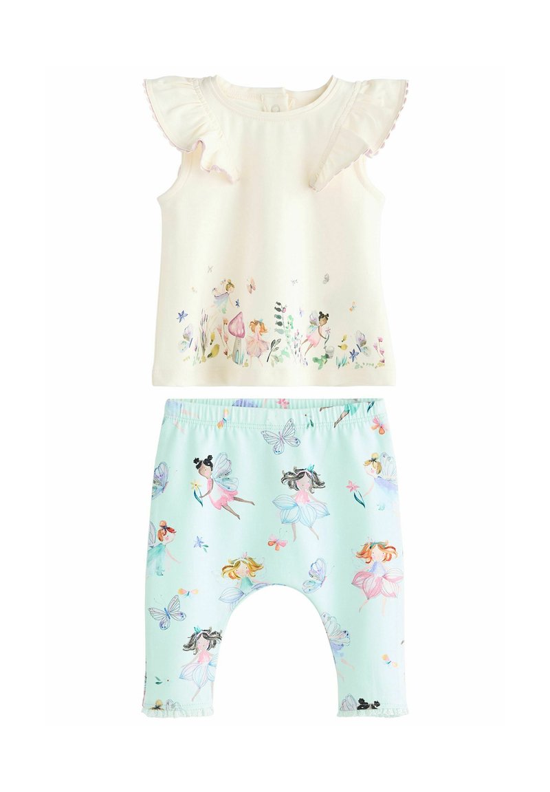 Next SET - REGULAR FIT - Legging (type pantalon) - white fairy scene
