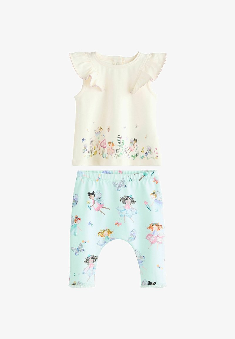 Next SET - REGULAR FIT - Legging (type pantalon) - white fairy scene