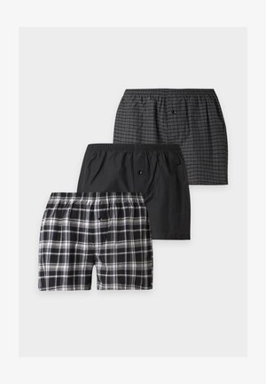 Pier One by Zalando, CHECKED 5 PACK - Боксерки - black