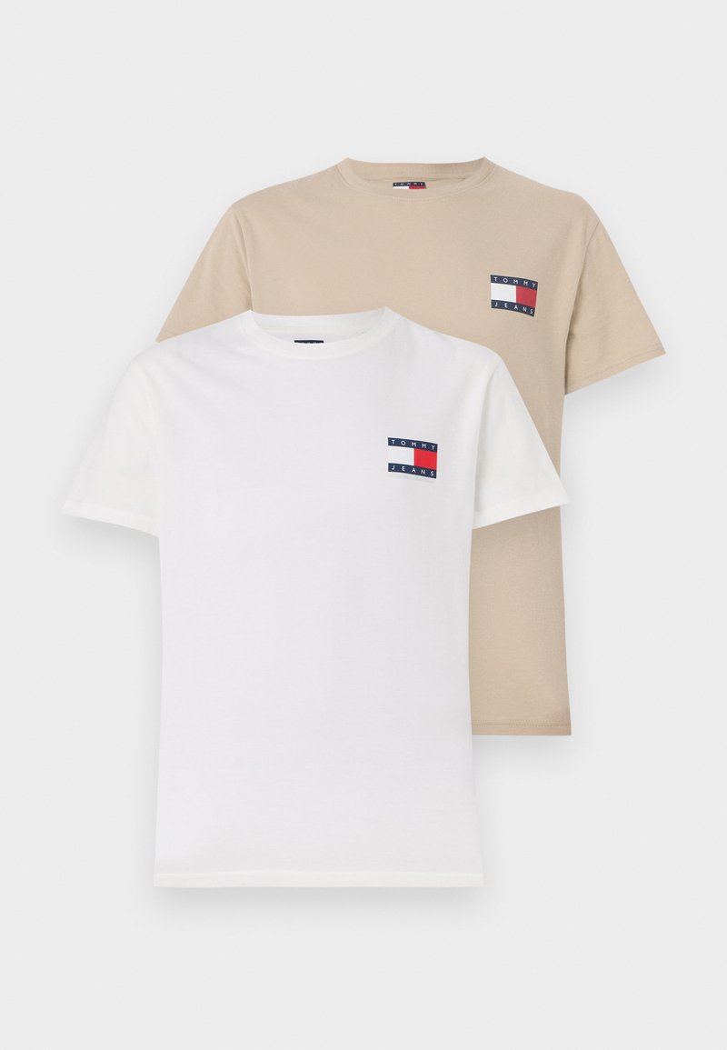 Tommy Jeans T-shirt basic lichtblauw Tommy Jeans T-shirt basic lichtblauw