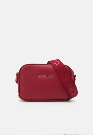 NEVER - Borsa a tracolla - rosso scuro