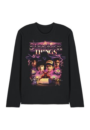 STRANGER THINGS GROUP - Long sleeved top - black