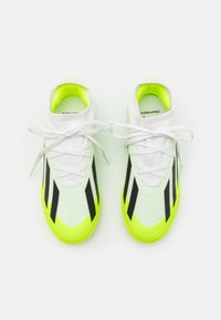 adidas Performance X CRAZYFAST.3 - Scarpe da calcio indoor - footwear white/core black/lucid lemon