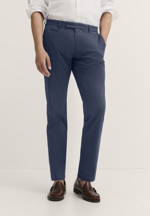 STRETCH - Trousers - marine