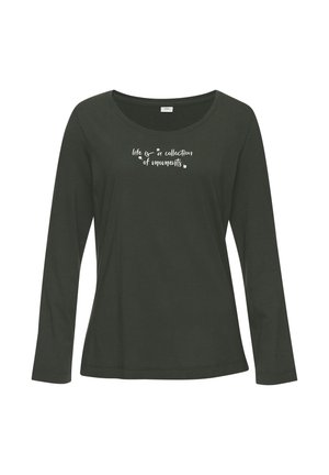 Nachtwäsche Shirt - dunkelgrün
