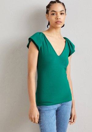 Anna Field Tricou basic - dark green