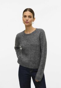 AWSILJA - Strickpullover - medium grey melange