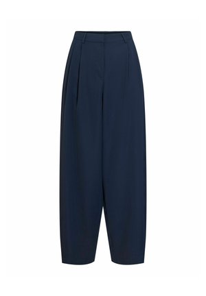 VILA, TROUSERS VILEE BARREL-FIT - Pantalon classique - navy blazer