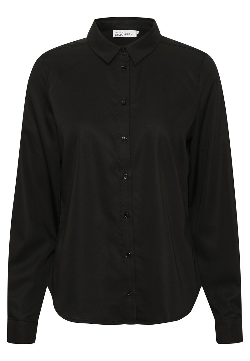 Karen by Simonsen Overhemdblouse zwart Karen by Simonsen Overhemdblouse zwart