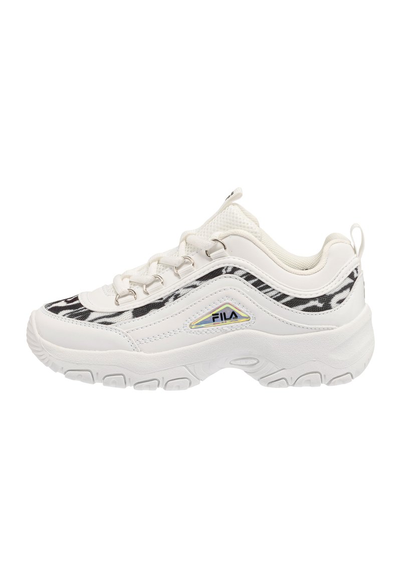 fila strada low white