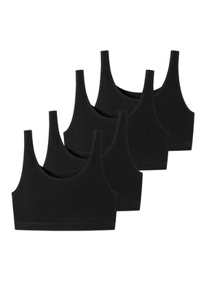 Schiesser 4-PACK - Brassière - schwarz