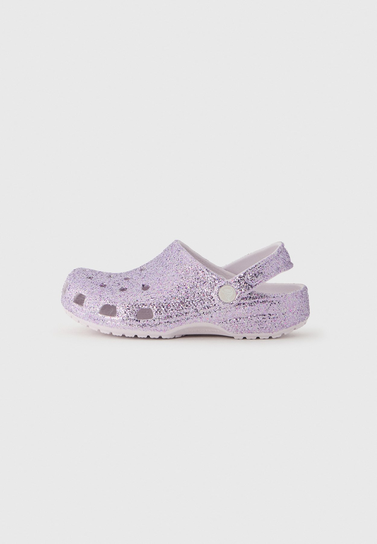 Crocs CLASSIC CHUNKY GLITTER - Mules - grape ice
