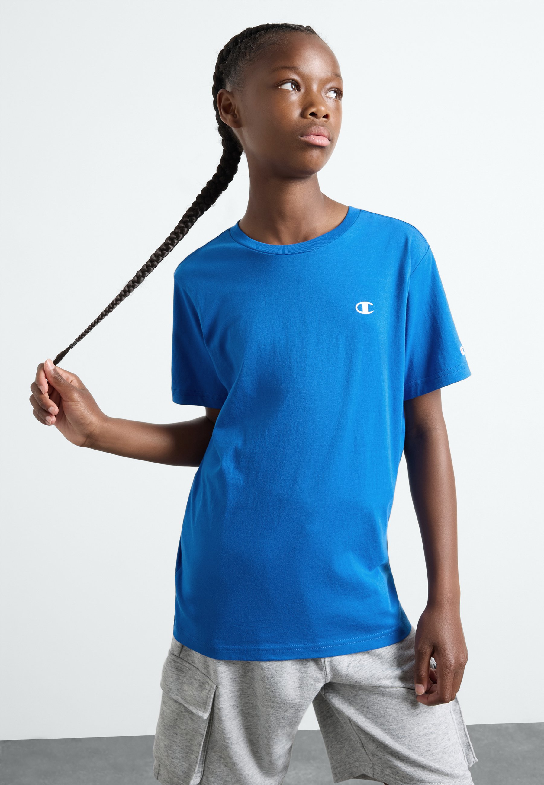 Tee-shirt enfant manches courtes en coton à rayures