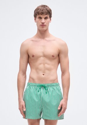 DRAWSTRING WAISTBAND GRAPHIC MONOGRAM - Zwemshorts - penny/mardi gras green