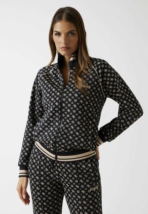 DURCHGEHENDER - Felpa con zip - mehrfarbig schwarz