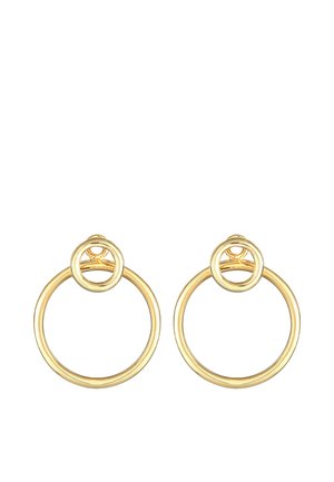 DOUBLE CIRCLE - Korvakorut - gold-coloured
