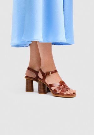 ECCO SCULPTED ALBA 65   - Augstpapēžu sandales - mink