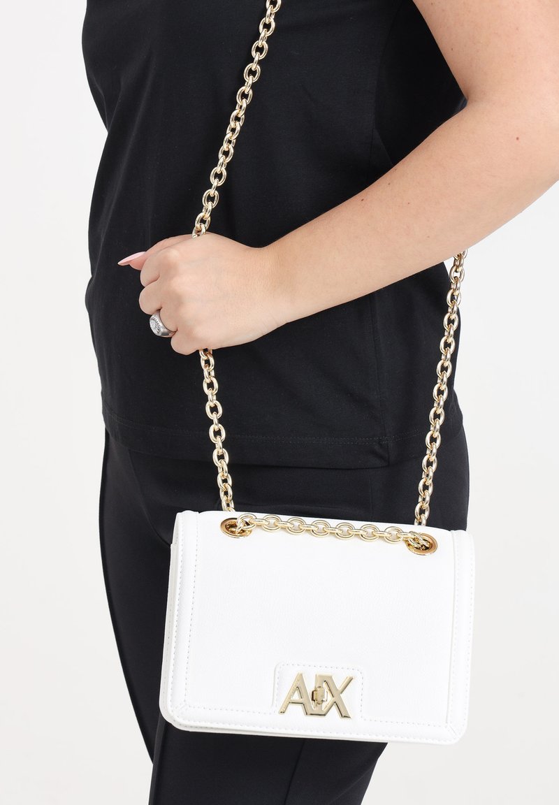 Armani Exchange A TRACOLLA - Borsa a tracolla - white
