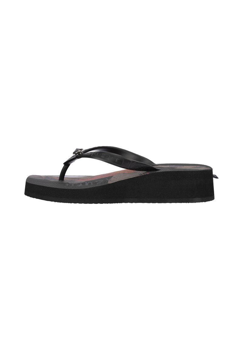 Uzurii BEACH COCKTAIL MID HEEL  - Tongs - black