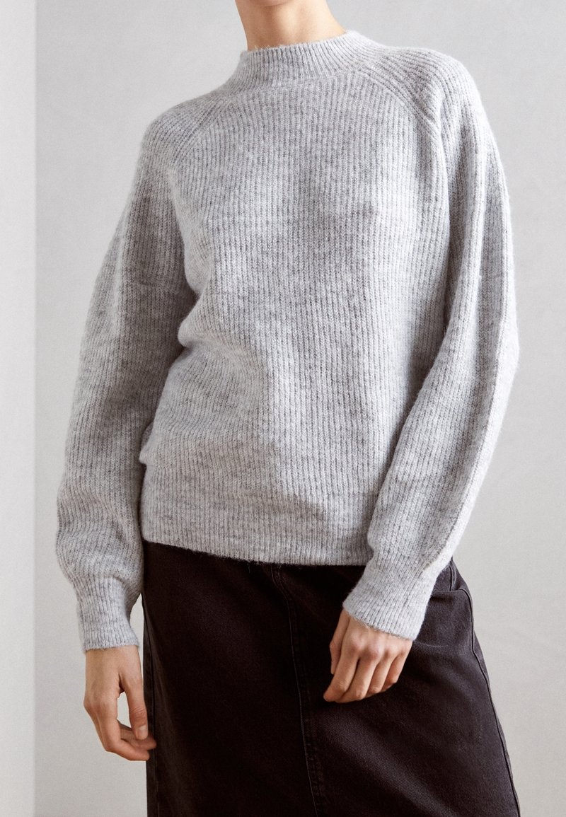 Anna Field Stickad tröja - mottled grey