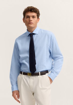 GESTREIFT  - Hemd - hellblau