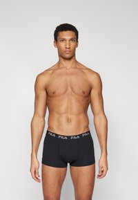 Fila MAN BOXER 4 PACK - Bokserbriefs - black/white