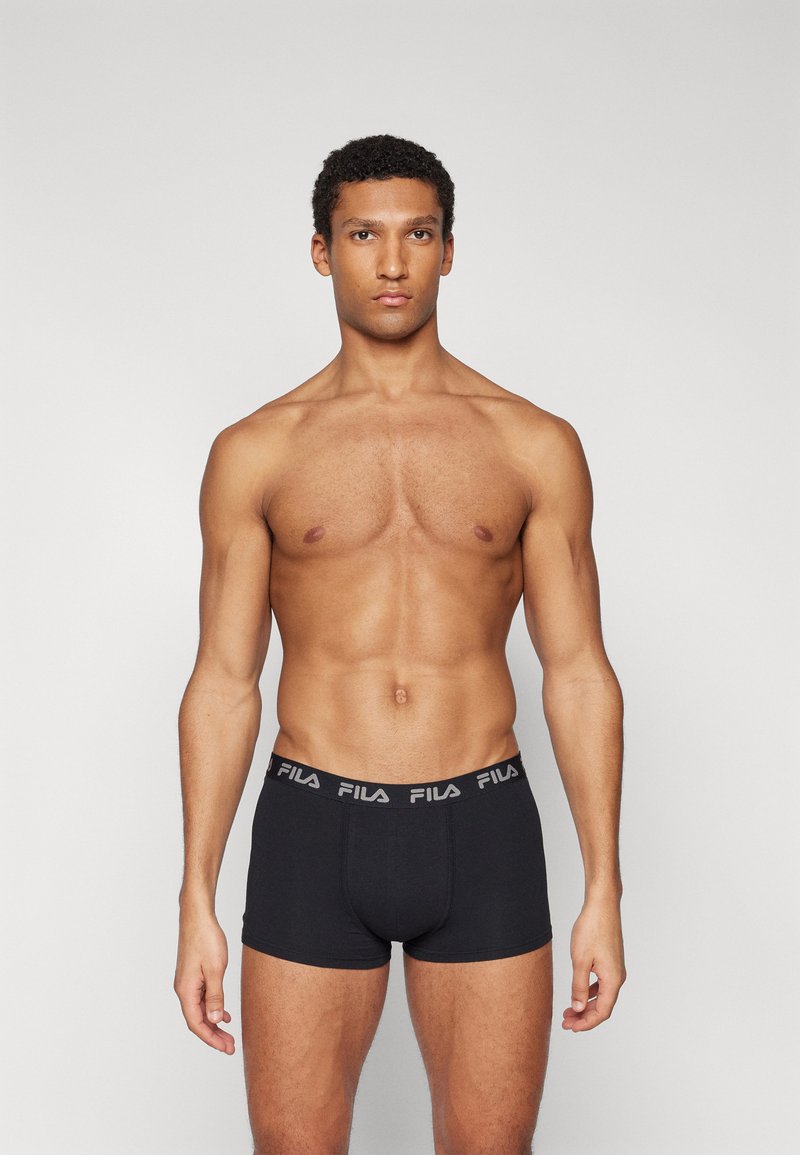 Fila MAN BOXER 4 PACK - Bokserbriefs - black/white