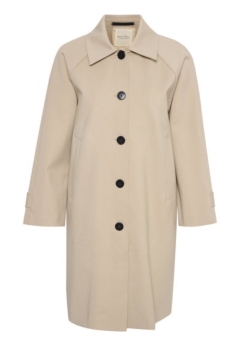 Part Two Trenchcoat geel