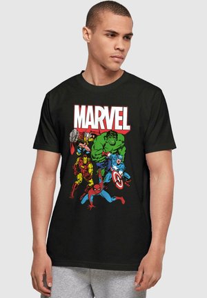 ABSOLUTE CULT AVENGERS MARVEL COMICS GROUP - Print T-shirt - black