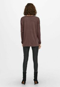 ONLY ONLAMALIA L/S V-NECK - Pulover - rose brown