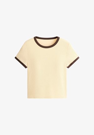 OYSHO, T-shirt basique - butter yellow
