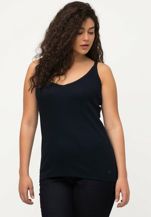 SLIM ÄRMELLOS SCHMALE TRÄGER - Top - dark blue