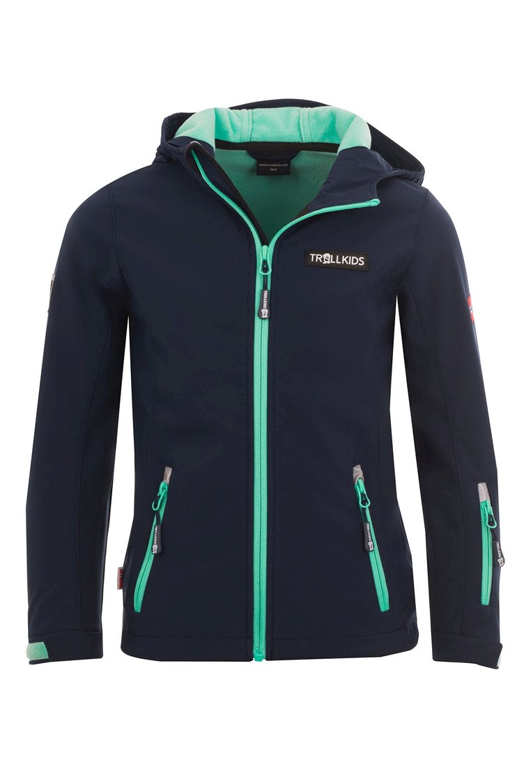 Trollkids Softshelljas mintgroen Trollkids Softshelljas mintgroen