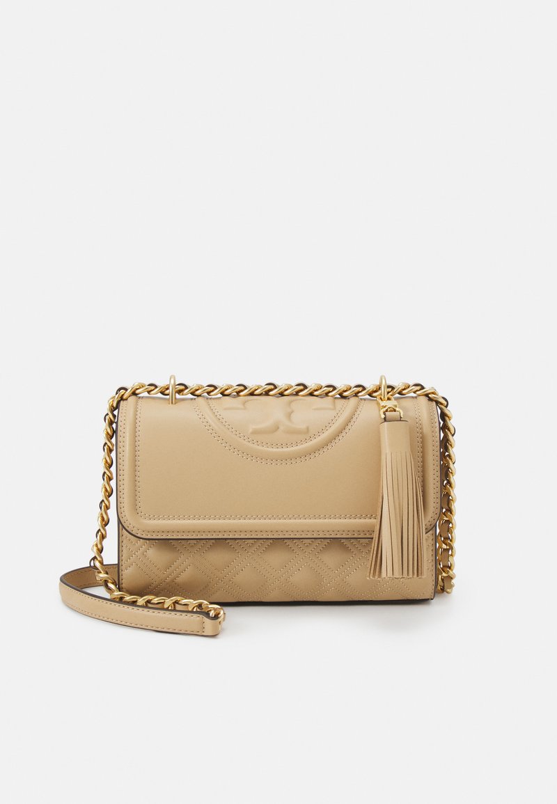 Tory Burch FLEMING SMALL CONVERTIBLE SHOULDER - Taška s příčným popruhem - desert dune